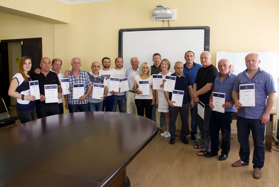 მწვრთნელებს საერთაშორისო სერთიფიკატები გადაეცათ