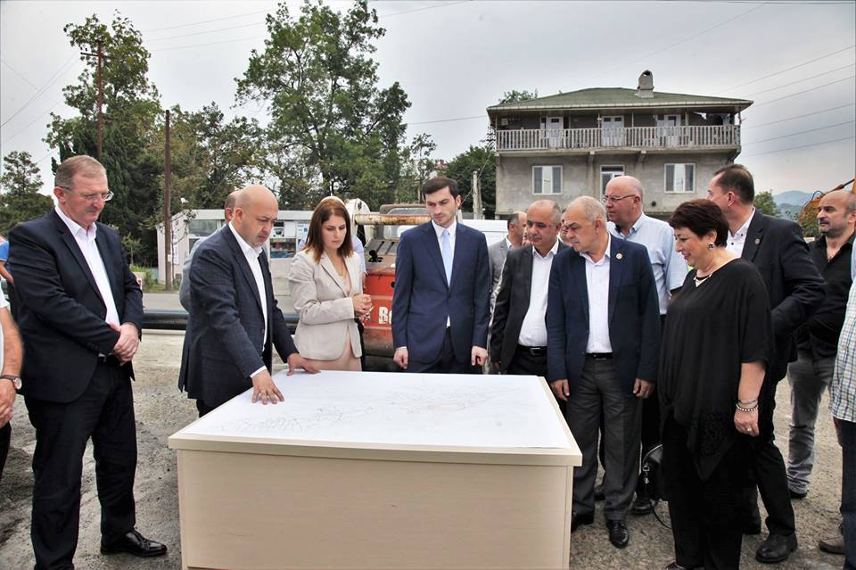 შემოერთებულ ტერიტორიაზე წყალმომარაგების ქსელის მშენებლობას ჩაეყარა საფუძველი