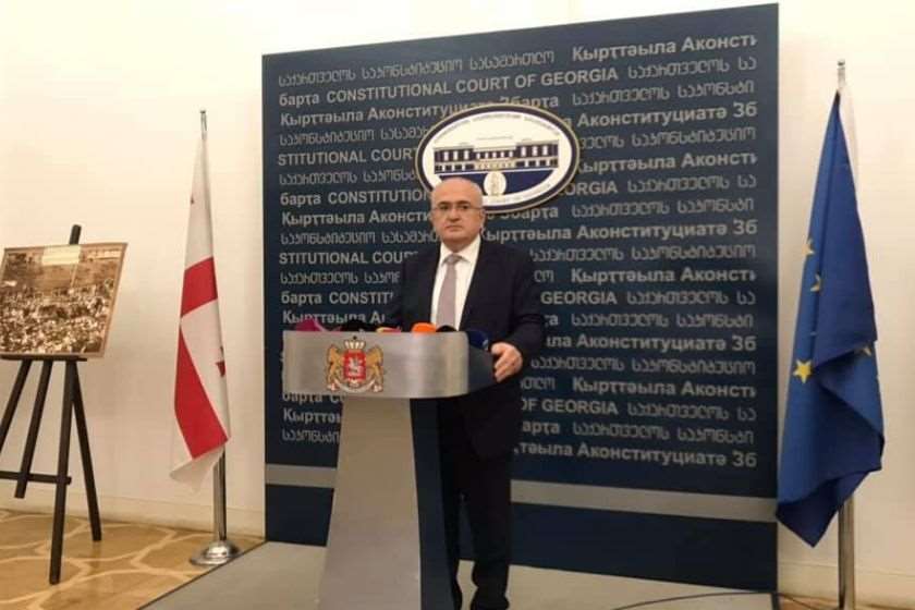 საკონსტიტუციო სასამართლოს ხუთი წლით მერაბ ტურავა უხელმძღვანელებს