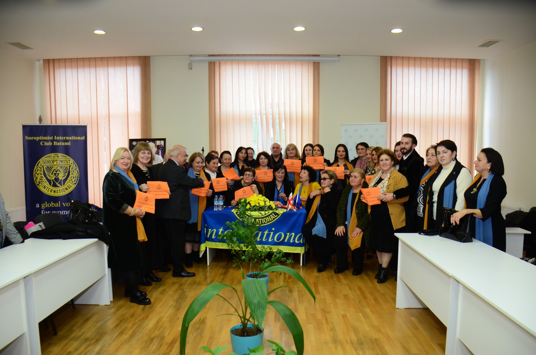 ბათუმელი სოროპტიმისტი ქალების მაღალი აღიარება