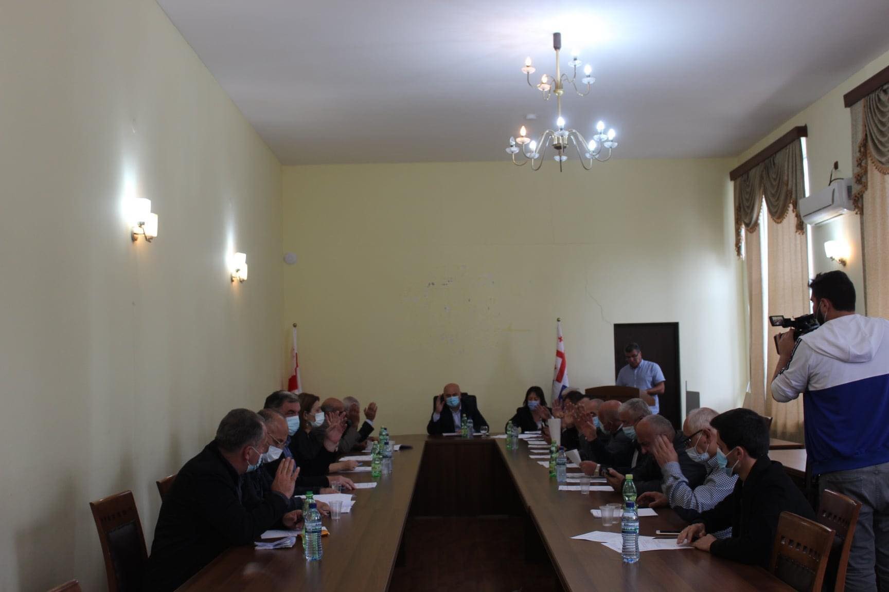 ხელვაჩაურის ამ მოწვევის საკრებულოს ბოლო სხდომა