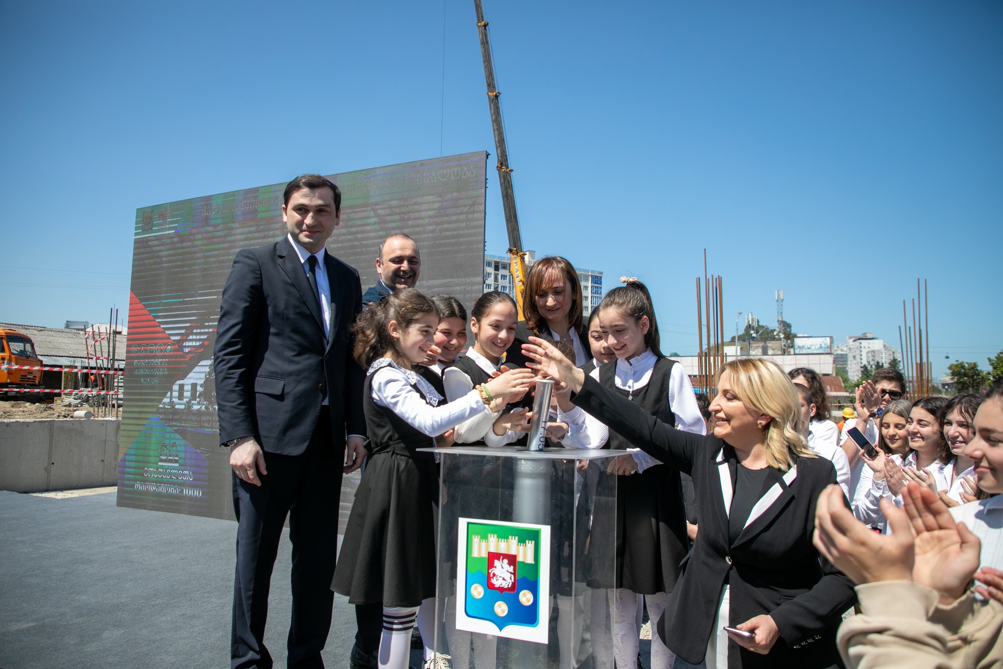 ბათუმში ახალი საჯარო სკოლის მშენებლობას ჩაეყარა საფუძველი