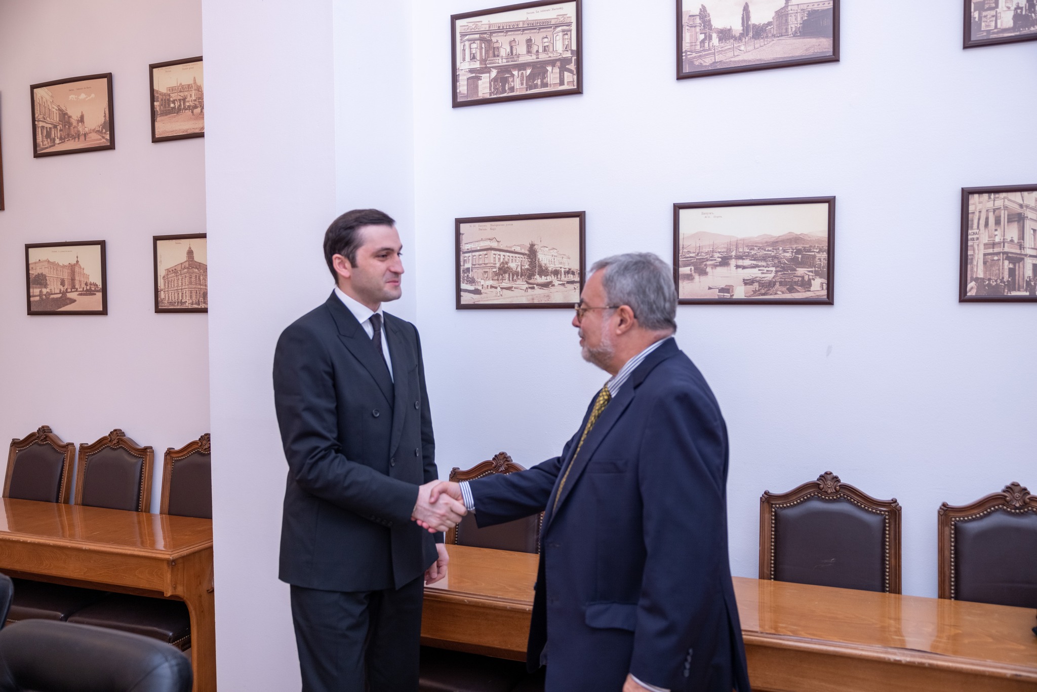 თორნიკე რიჟვაძისა და ბრაზილიის ელჩის შეხვედრა