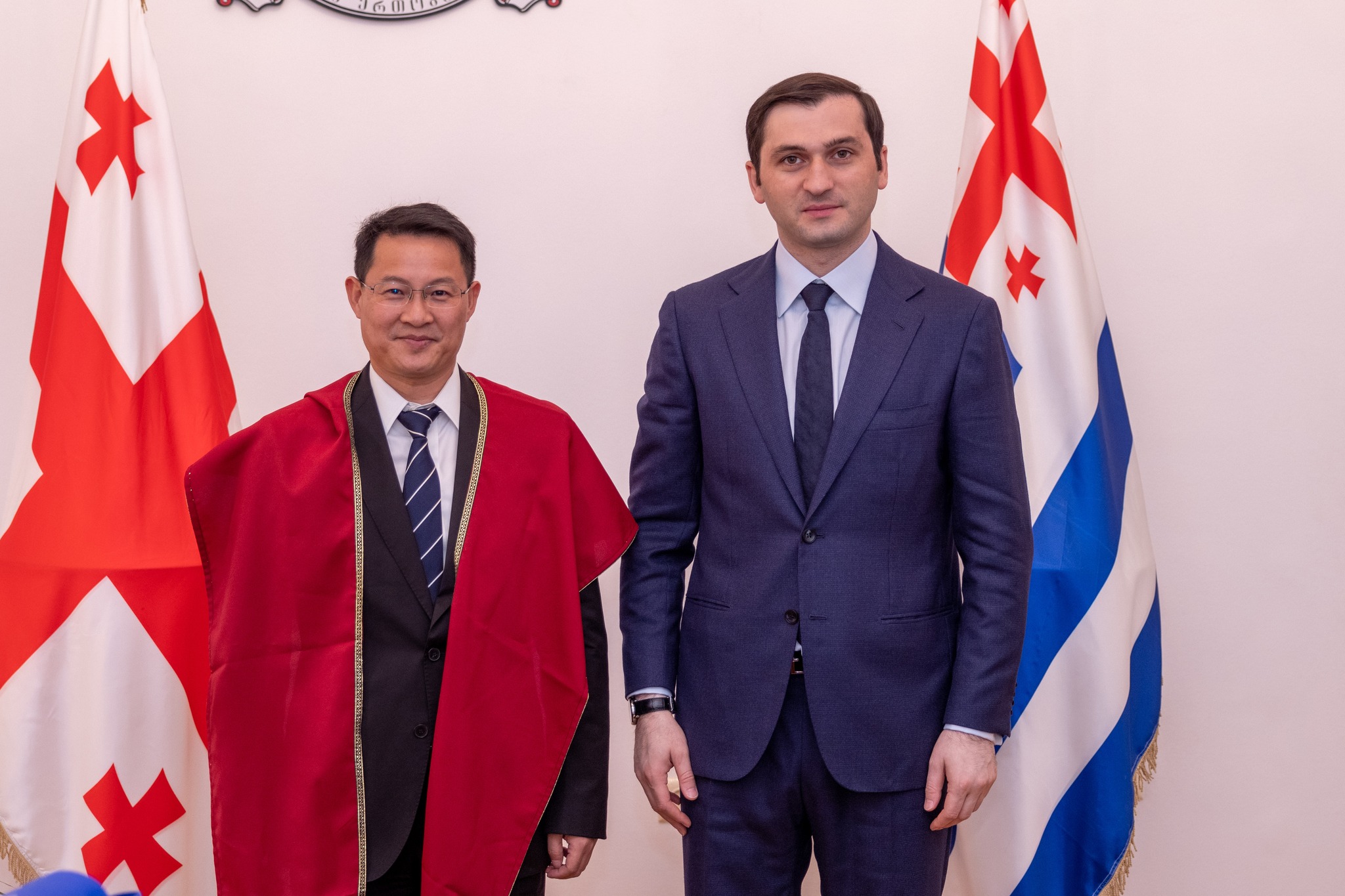 თორნიკე რიჟვაძე ჩინეთის სამთავრობო დელეგაციის წევრებს შეხვდა
