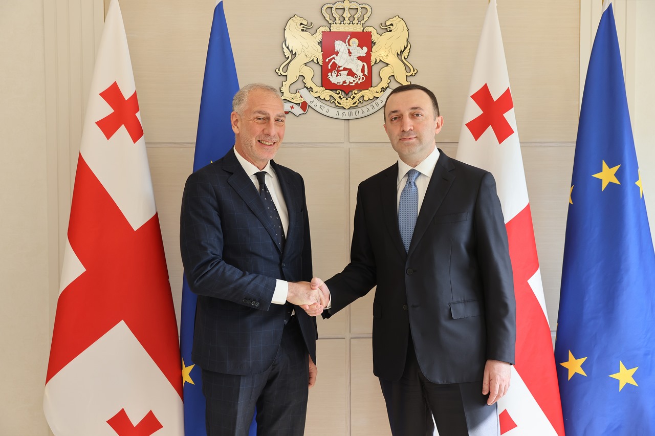 ირაკლი ღარიბაშვილი საქართველოში ახლად დანიშნულ იტალიის ელჩს შეხვდა
