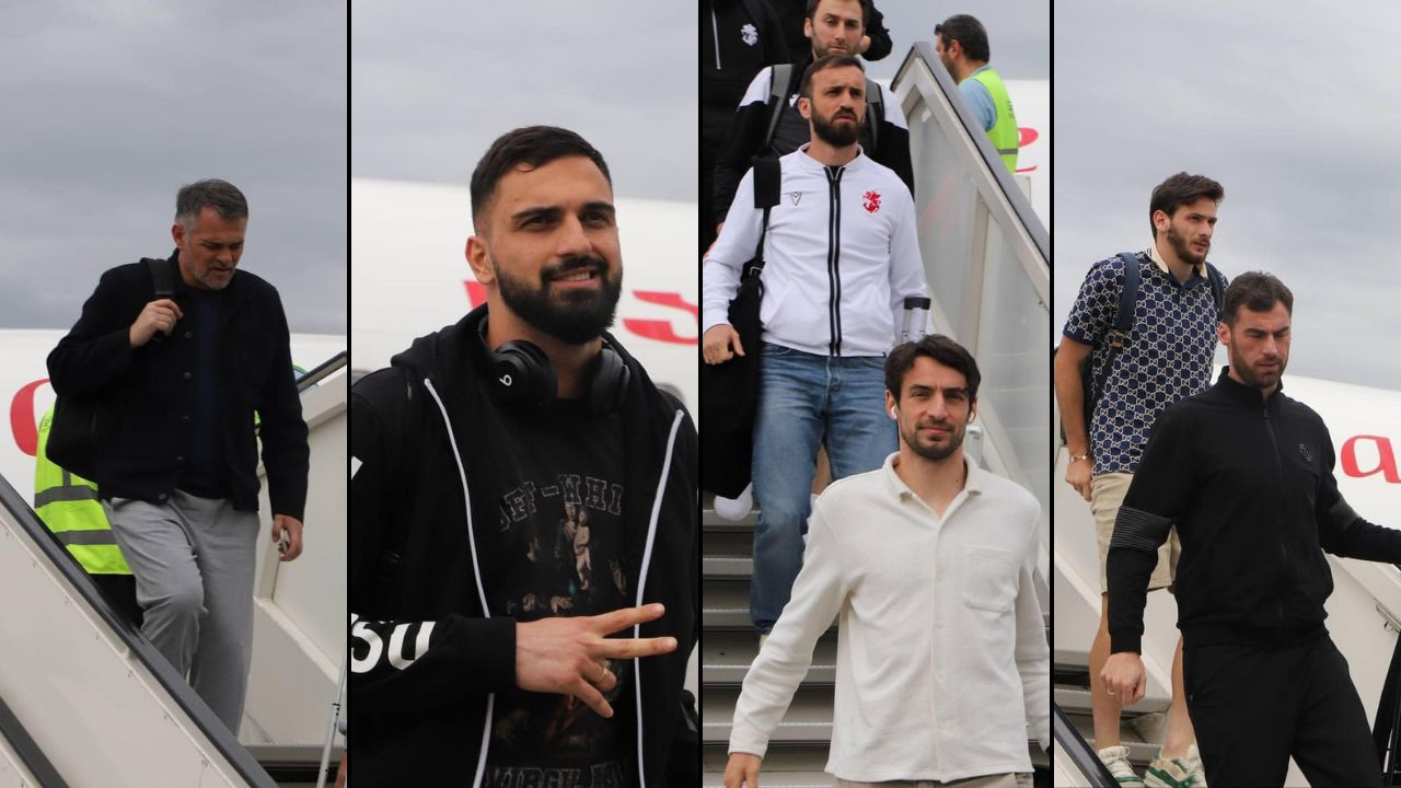 საქართველოს საფეხბურთო ნაკრები სამშობლოში დაბრუნდა