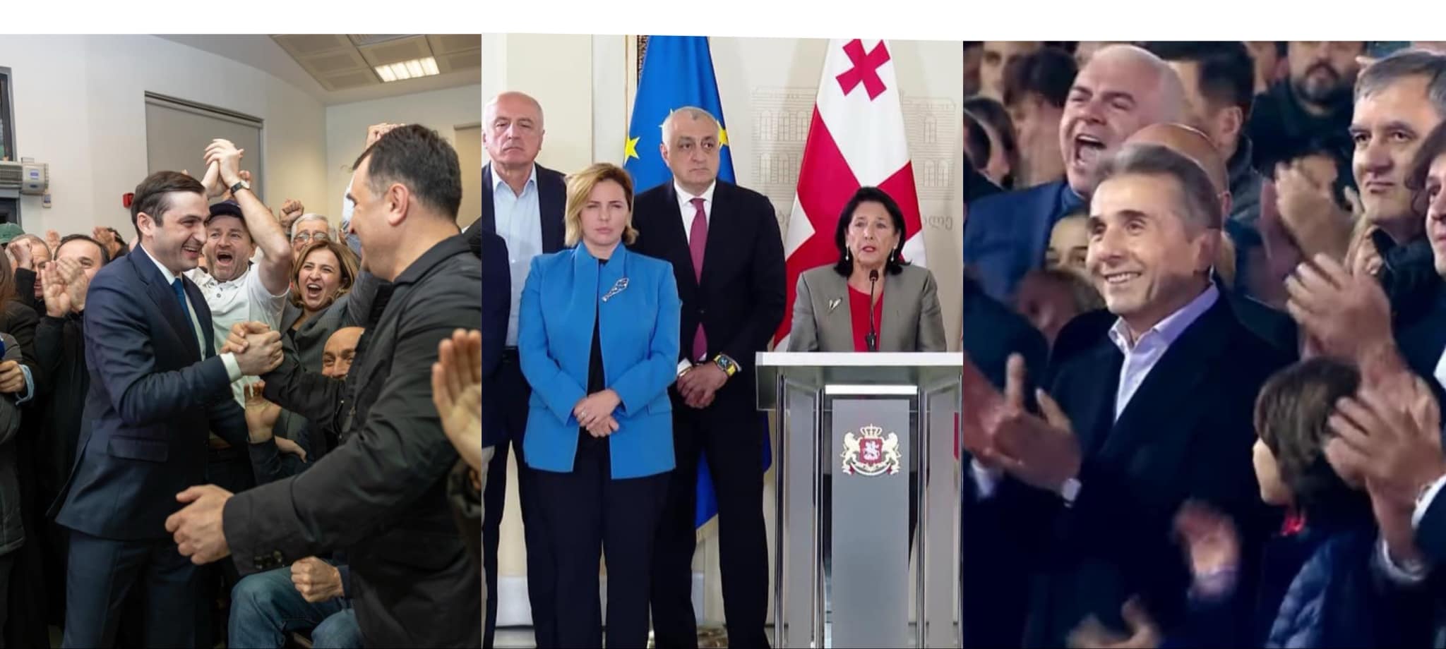 მმართველი პარტიის გამარჯვება, ოპოზიციის ულტიმატუმი და დასავლეთის შეფასებები. . .