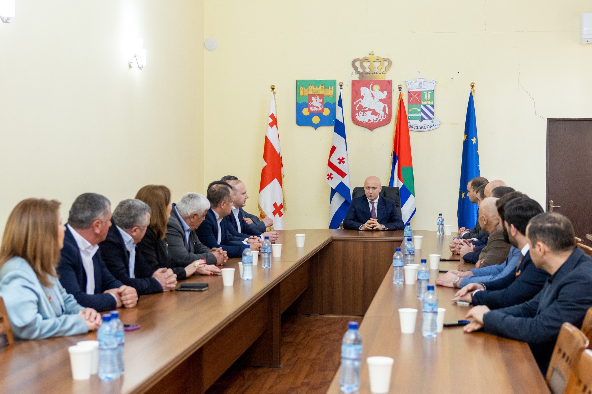 სულხან თამაზაშვილმა გაცნობითი ხასიათის შეხვედრები გამართა