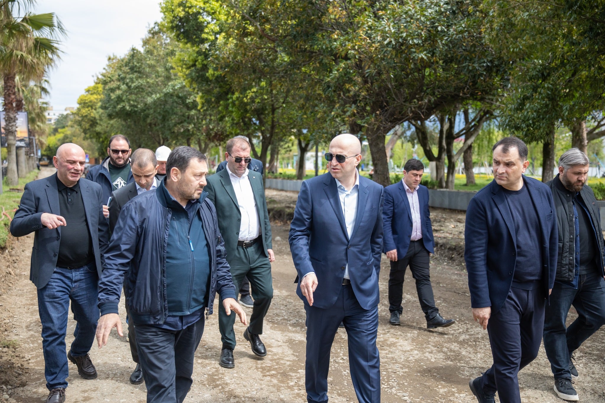 რუსთაველის ქუჩის სარეაბილიტაციო სამუშაოების მიმდინარეობას გაეცნენ