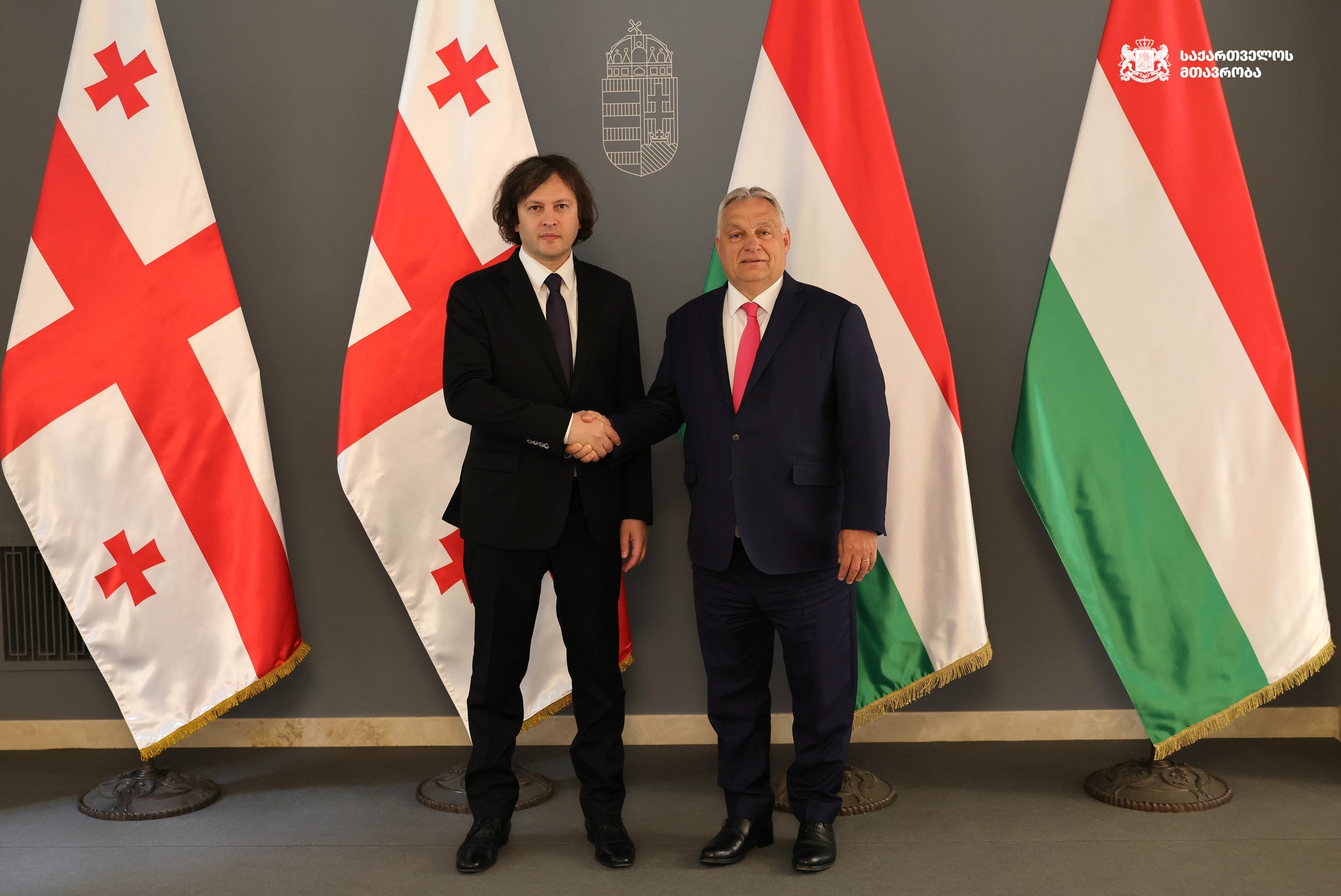 ირაკლი კობახიძე ვიქტორ ორბანს შეხვდა
