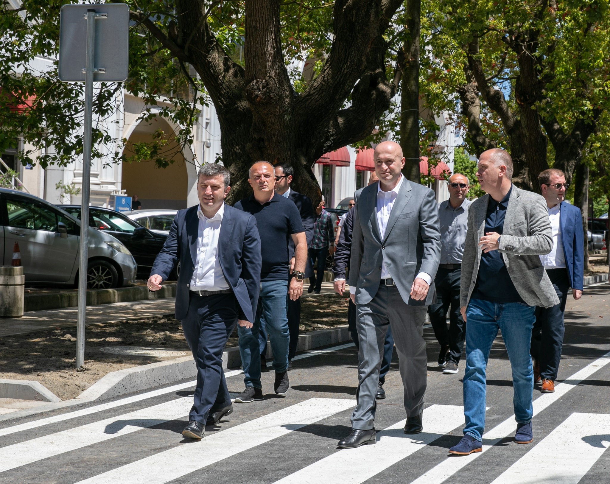 ბათუმში რუსთაველის ქუჩის მონაკვეთის რეაბილიტაცია დასრულდა