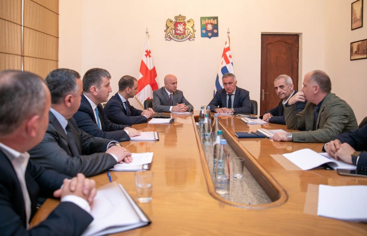 სულხან თამაზაშვილმა კახა გულედანს რეგიონში მიმდინარე და დაგეგმილი პროექტები გააცნო
