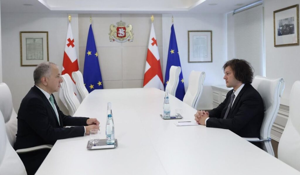 ირაკლი კობახიძე საფრანგეთსა და ეგვიპტეში საქართველოს ახლად დანიშნულ ელჩებს შეხვდა