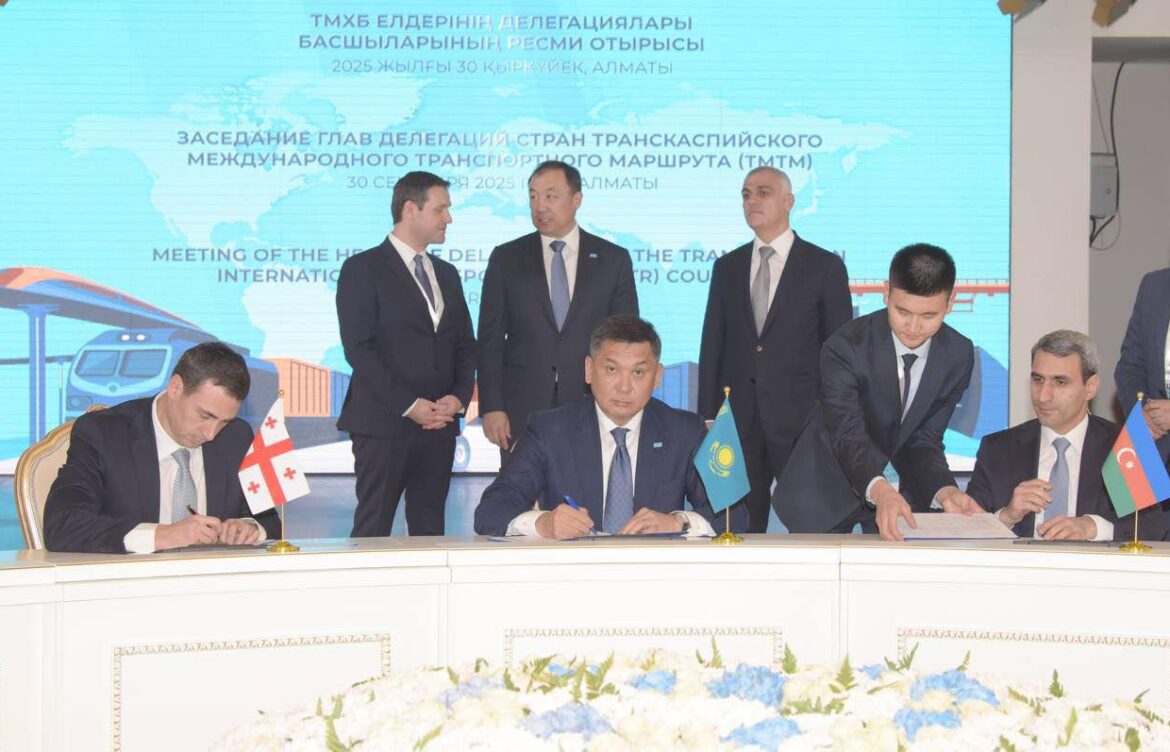 ყაზახეთის, აზერბაიჯანისა და საქართველოს სარკინიგზო კომპანიების ხელმძღვანელებმა ერთობლივ სამოქმედო გეგმას მოაწერეს ხელი