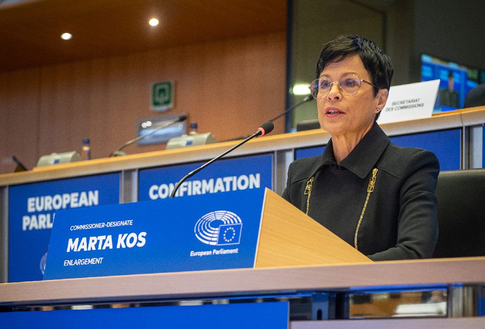 მარტა კოსი ევროპარლამენტს 2025 წლის გაფართოების პაკეტს წარუდგენს
