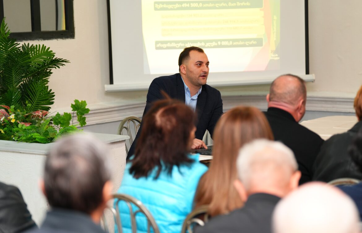 ბიუჯეტის პროექტის საჯარო განხილვა დაიწყო