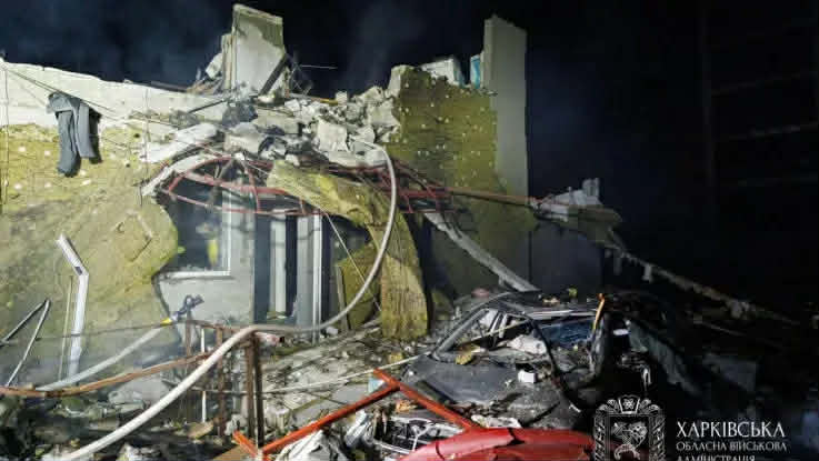 რუსებმა ხარკოვს დრონებით შეუტიეს, დაიღუპა 4 ადამიანი, დაშავდა – 17