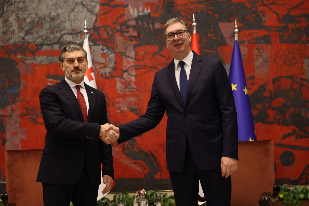 ალექსანდარ ვუჩიჩი: მადლიერი ვარ საქართველოსი, რომ იგი პატივს სცემს სერბეთის ტერიტორიულ მთლიანობას ისევე, როგორც სერბეთი სცემს პატივს საქართველოს ტერიტორიულ მთლიანობას