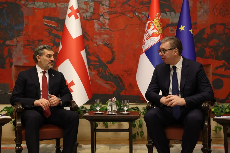 მიხეილ ყაველაშვილი სერბეთის პრეზიდენტს შეხვდა