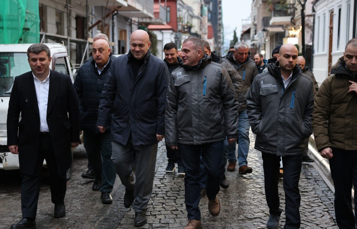 ძველი ბათუმის სარეაბილიტაციო სამუშაოების მიმდინარეობას გაეცნენ