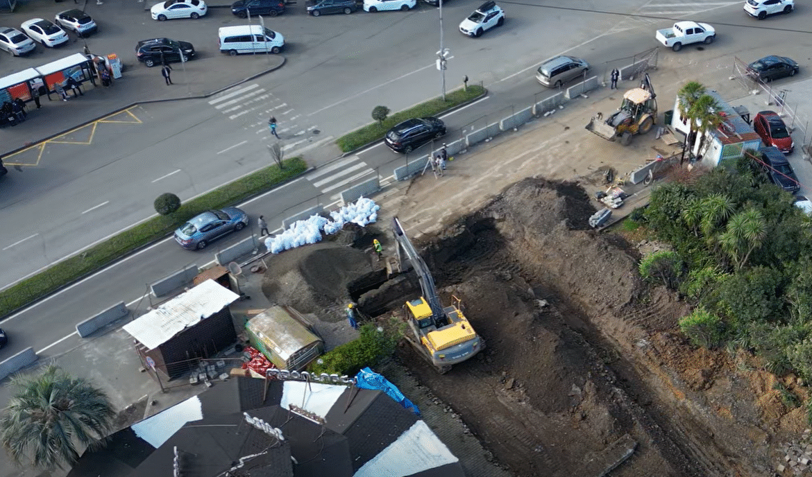 სამუშაოები ინტენსიურად მიმდინარეობს