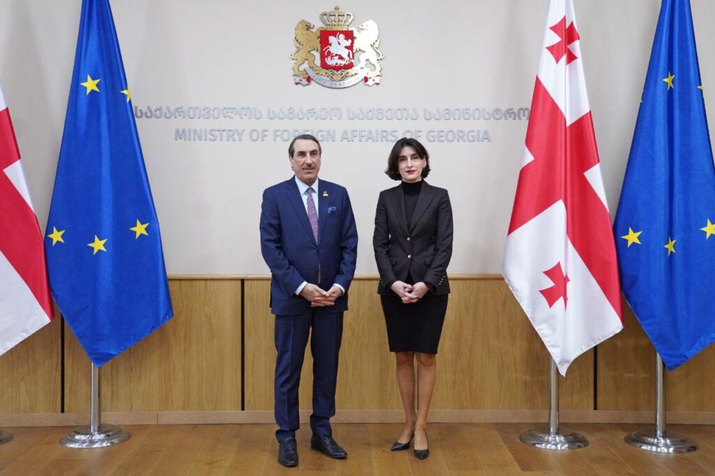 მაკა ბოჭორიშვილი კატარის ელჩს შეხვდა