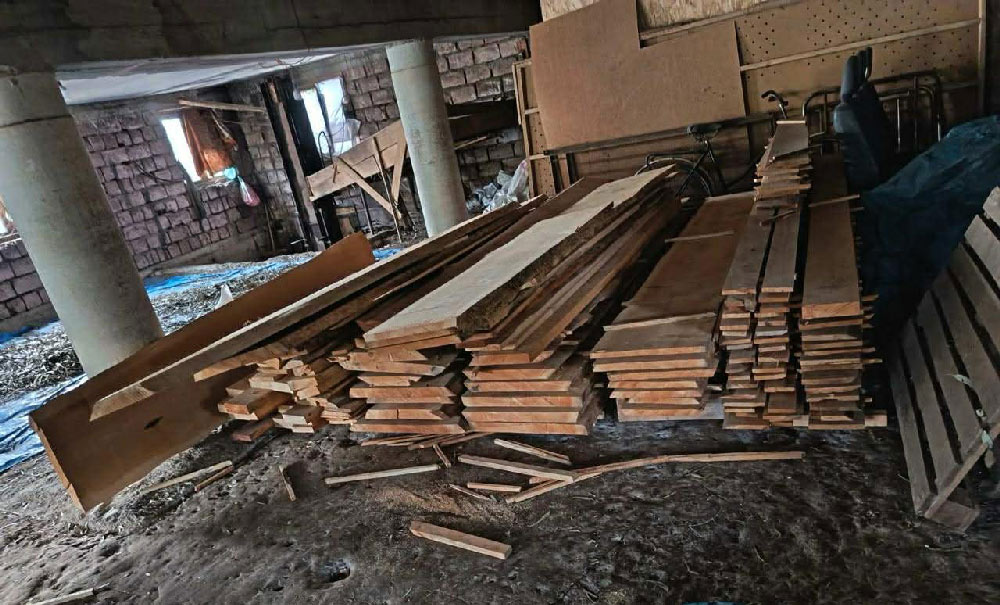 გამოვლინდა არარეგისტრირებული სახერხი საამქროები