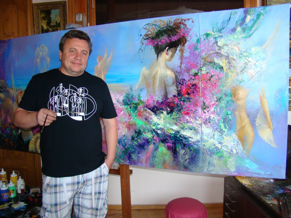 ზღვა, გემები და სილურჯეში ჩაფლული ქალაქი – მხატვარი, რომელიც ბათუმის ხასიათს გადმოსცემს