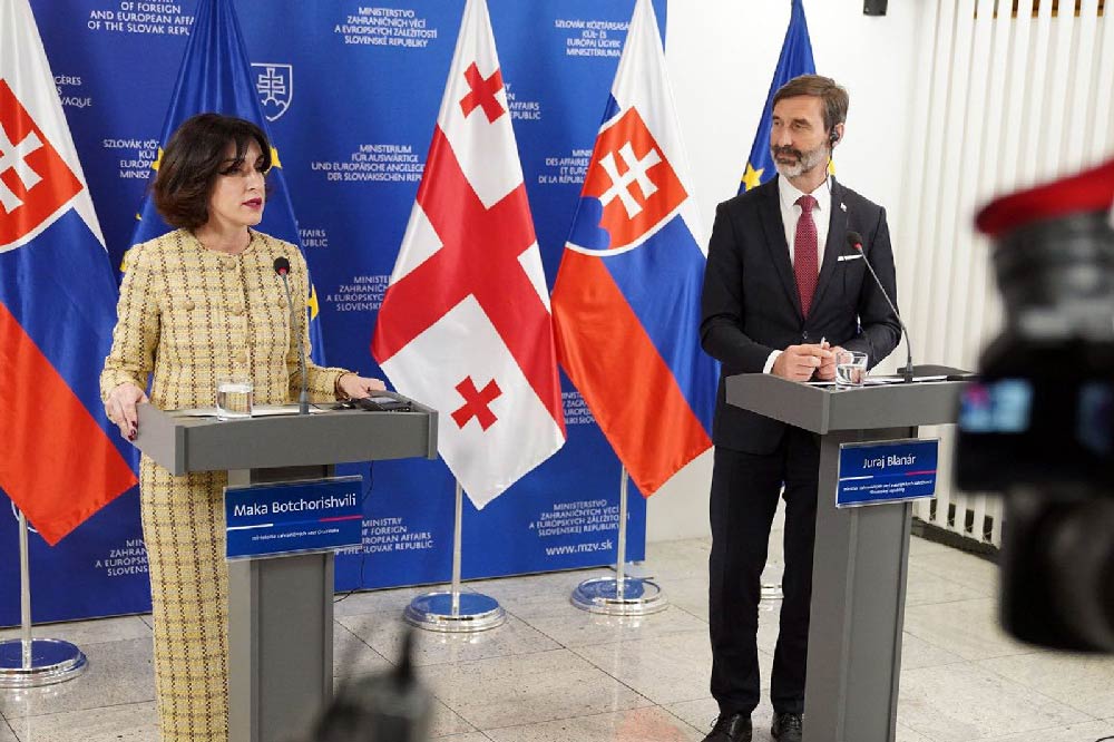 საქართველო–სლოვაკეთის დიალოგი: ევროინტეგრაცია, სუვერენიტეტი და ეკონომიკური თანამშრომლობა