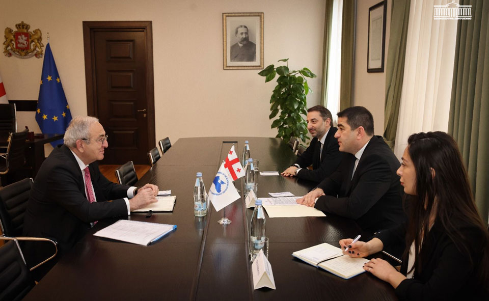 შალვა პაპუაშვილი PABSEC-ის გენერალურ მდივანს შეხვდა 