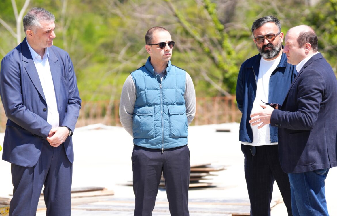 გიორგი ცინცაძე მუნიციპალური ინფრასტრუქტურის სარეაბილიტაციო სამუშაოებს გაეცნო