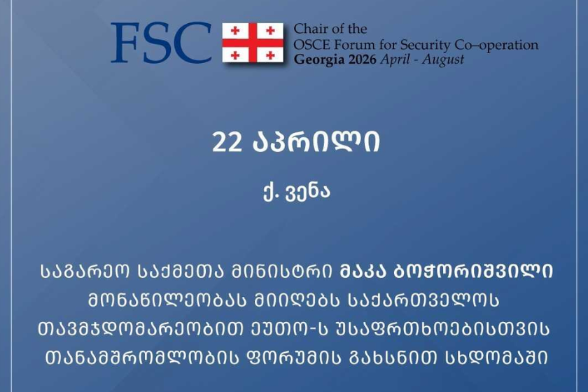 მაკა ბოჭორიშვილი FSC-ის სხდომაზე სიტყვით გამოვა