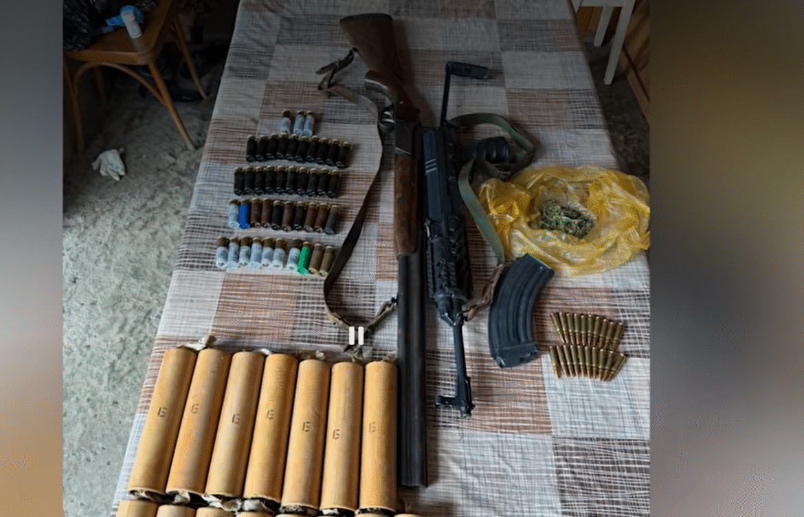 ცეცხლსასროლი იარაღები და საბრძოლო მასალა ამოიღეს
