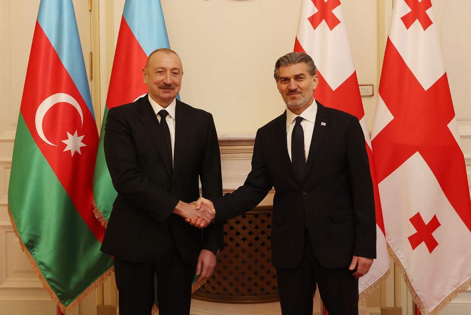 საქართველოსა და აზერბაიჯანის პრეზიდენტების შეხვედრა