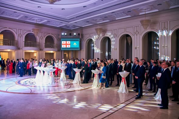 ყაზახეთში საქართველოს დამოუკიდებლობის დღე საზეიმო ღონისძიებით აღინიშნა