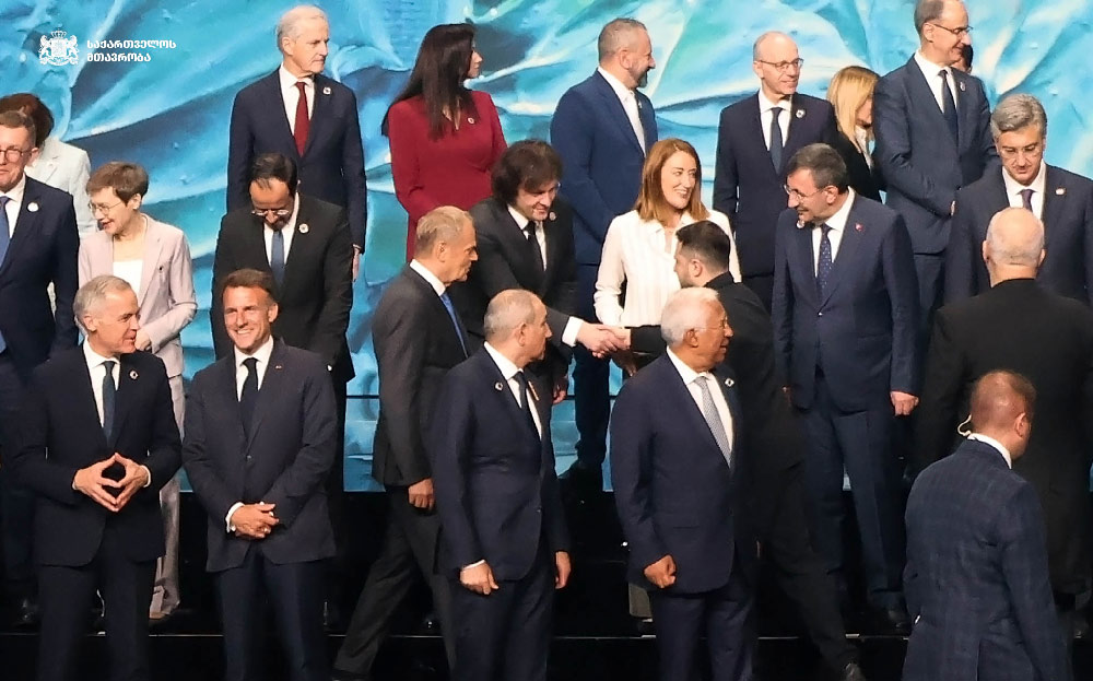 ირაკლი კობახიძე უკრაინის პრეზიდენტ ვოლოდიმირ ზელენსკის შეხვდა