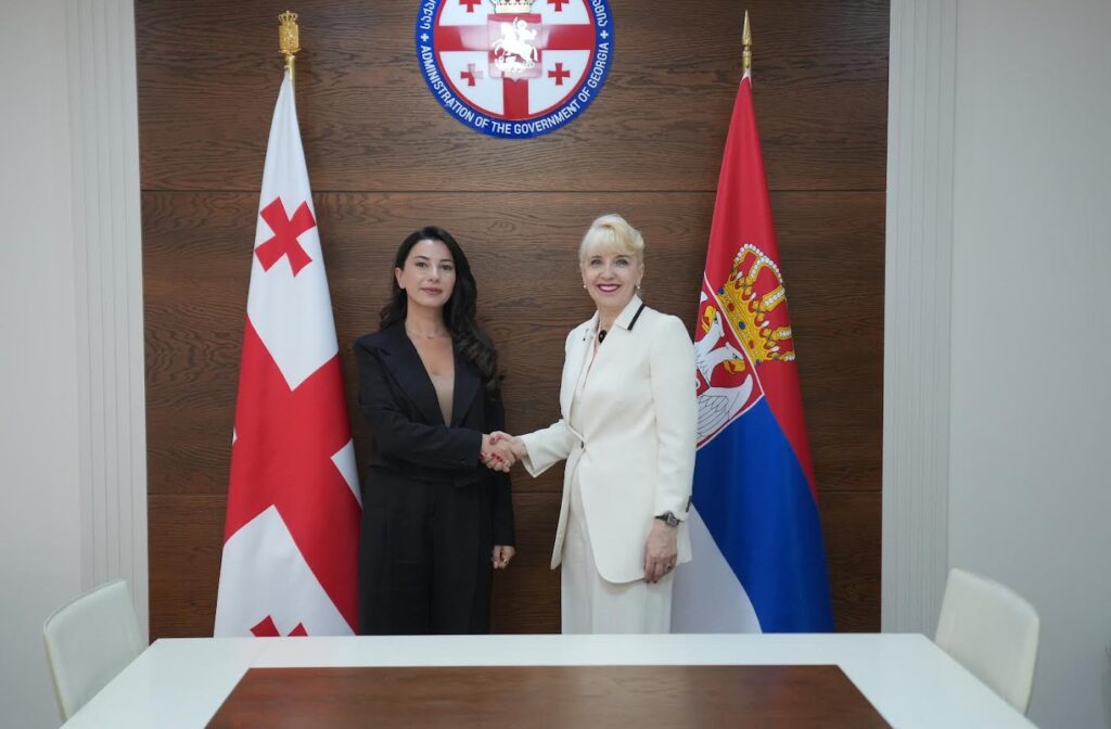 მარიამ ქვრივიშვილი სერბეთის შიდა და საგარეო ვაჭრობის მინისტრს შეხვდა