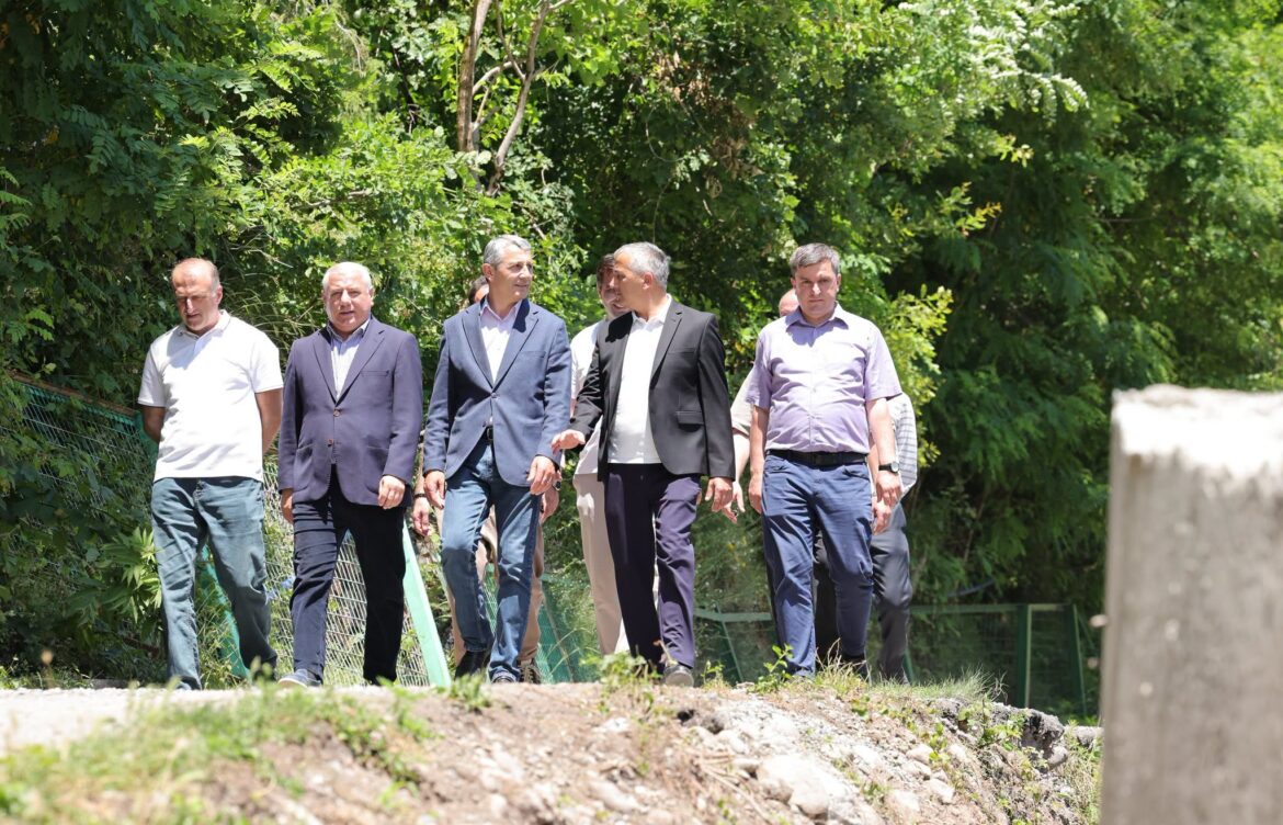 ინფრასტრუქტურული სამუშაოები  – დაბა შუახევში