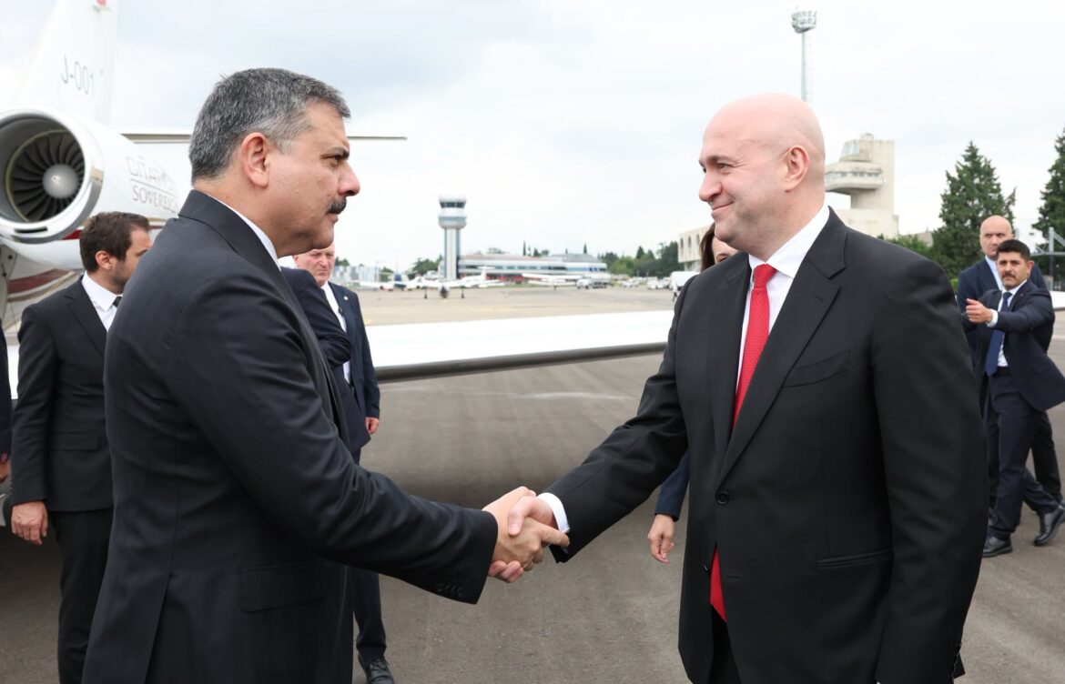 თურქეთის შინაგან საქმეთა მინისტრი მუსტაფა ჩიფთჩი, საქართველოს ოფიციალური ვიზიტით ეწვია