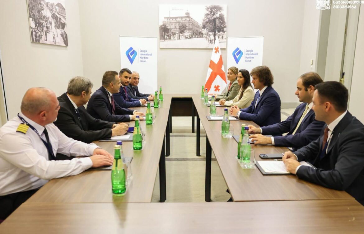 ირაკლი კობახიძე: საზღვაო სექტორის განვითარება საქართველოს მთავრობის პრიორიტეტია