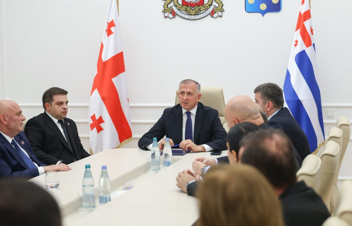 ზურაბ პატარაძე უმაღლესი საბჭოს უმრავლესობის წევრებს შეხვდა