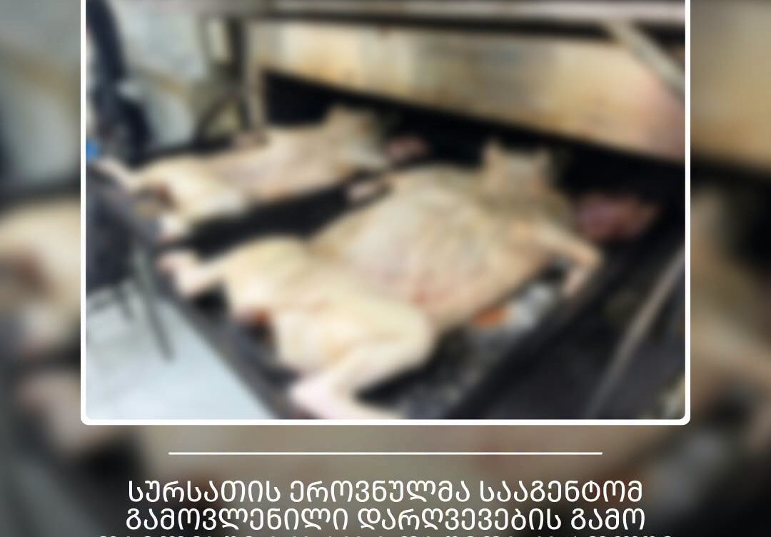 რესტორან „ღელეღურდანს’’ საწარმოო პროცესი შეუჩერდა
