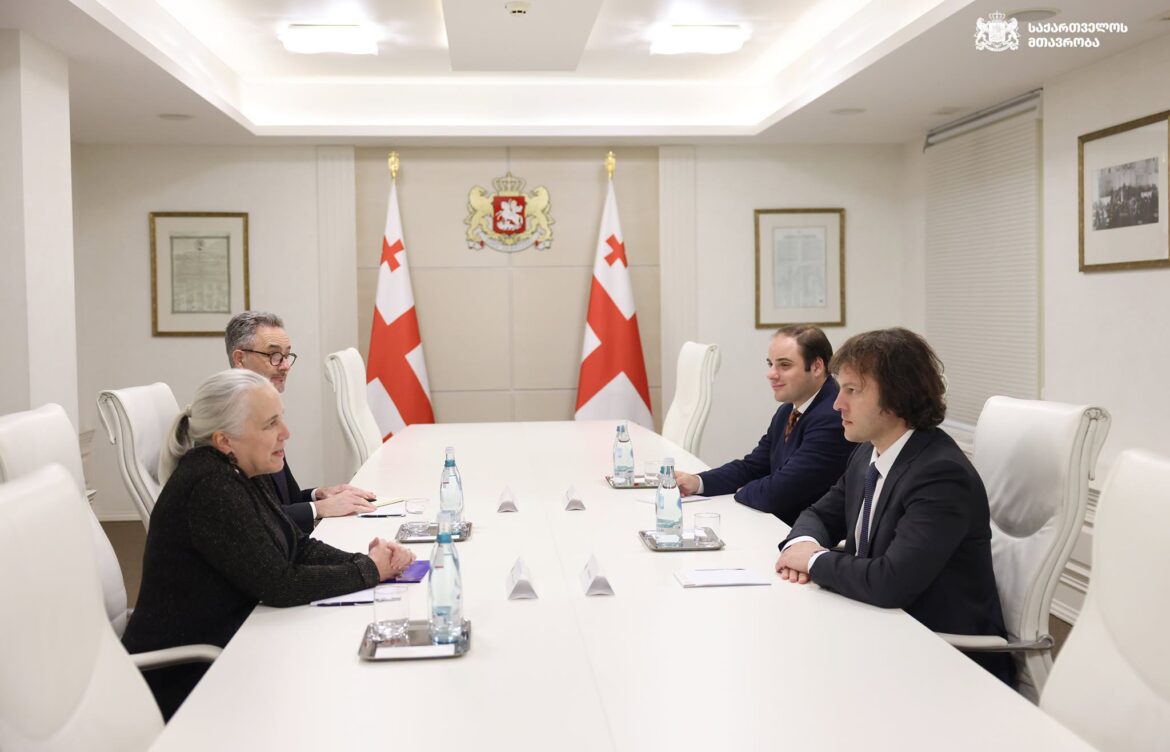  პრემიერი საქართველოში აშშ-ის ელჩის მოვალეობის შემსრულებელს  შეხვდა