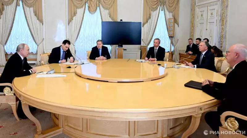 შეხვედრა ვლადიმერ პუტინსა და სტივ უიტკოფს შორის